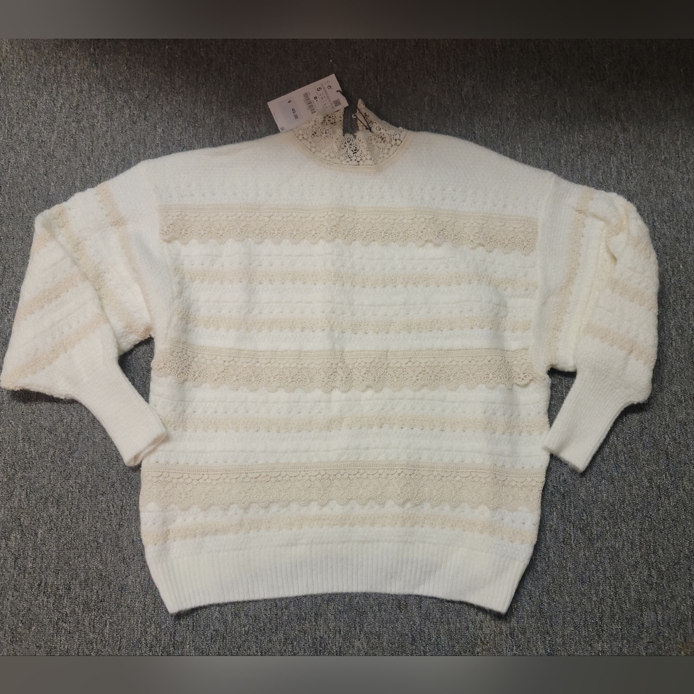 Zara oversized beige/cream sweater, Small